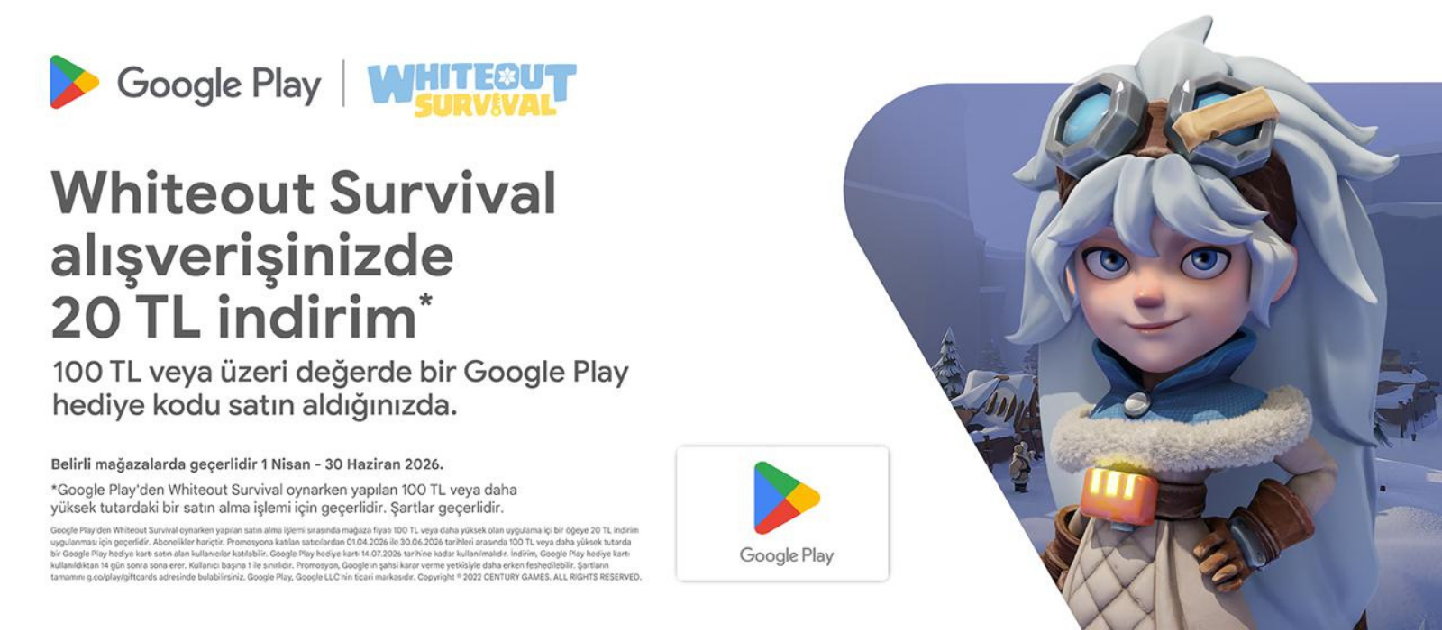 GOOGLE PLAY WHITEOUT SURVIVAL