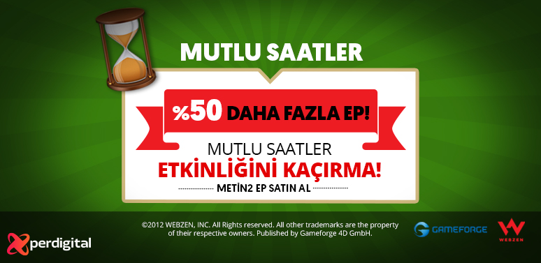 METIN2 MUTLU SAATLER GENEL