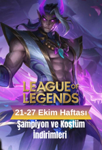 Şampiyon ve Kostüm İndirimleri