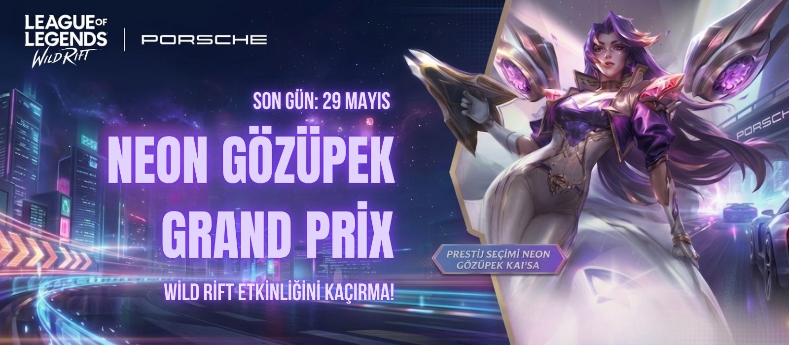 NEON GÖZÜPEK WİLD RİFT
